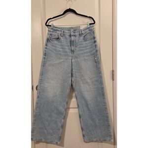 American Eagle Outfitters Light Blue Straight Leg Jeans